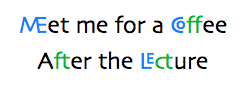 [example of rare ligatures in LaTeX]